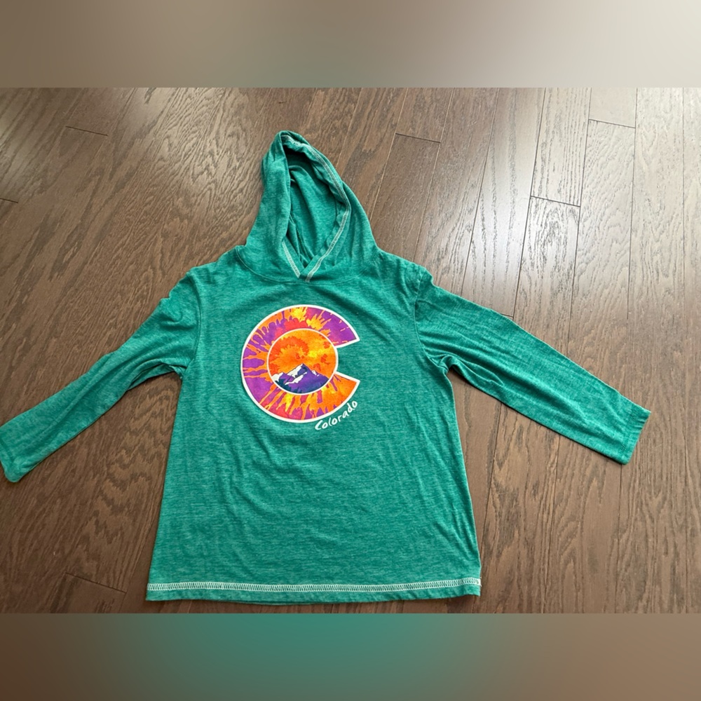 kids Prairie Mountain Colorado country graphic shirt long sleeve size 2/4